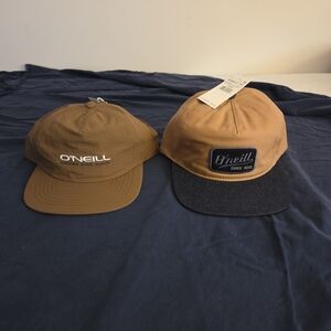 O'Neill Tan Brown 2 Pack Snapback Hats